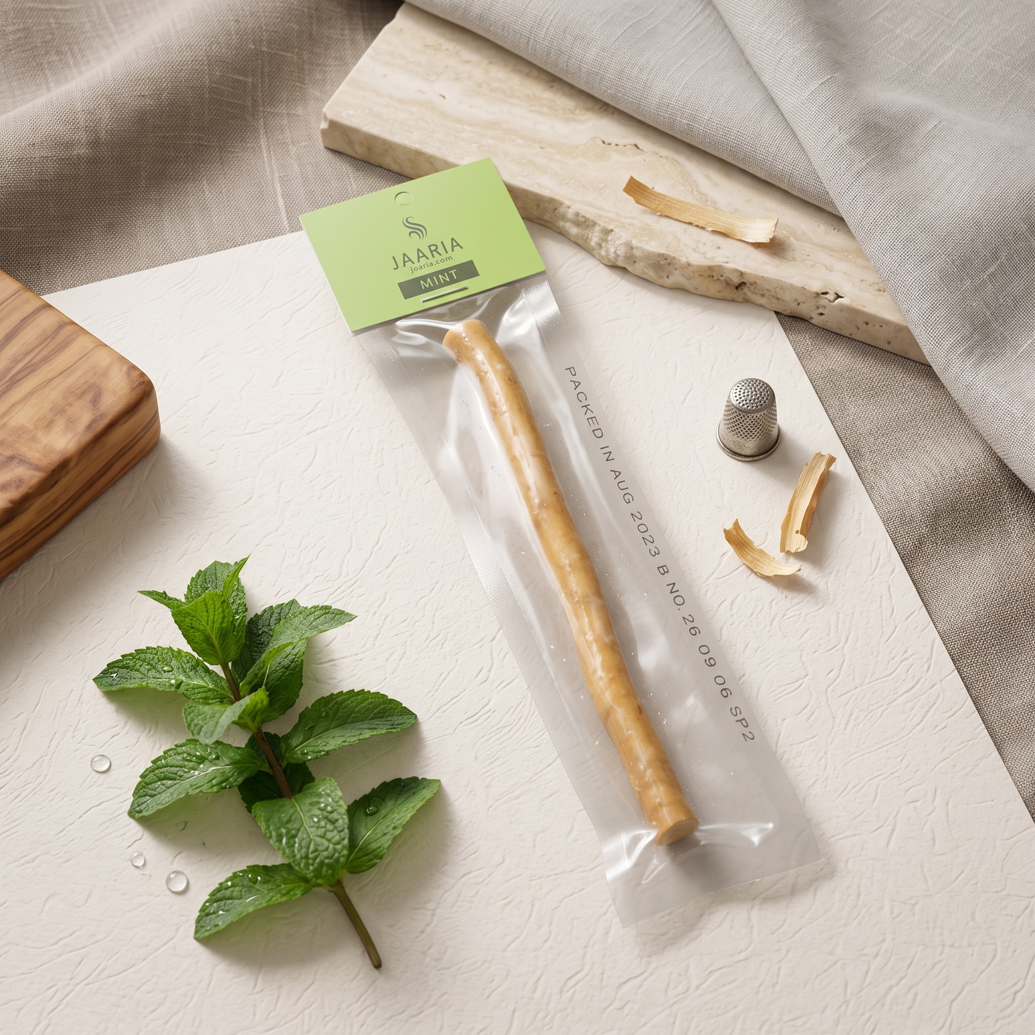 Mint Flavor Peelu Miswak Pack of 10 – Natural Herbal Toothbrush