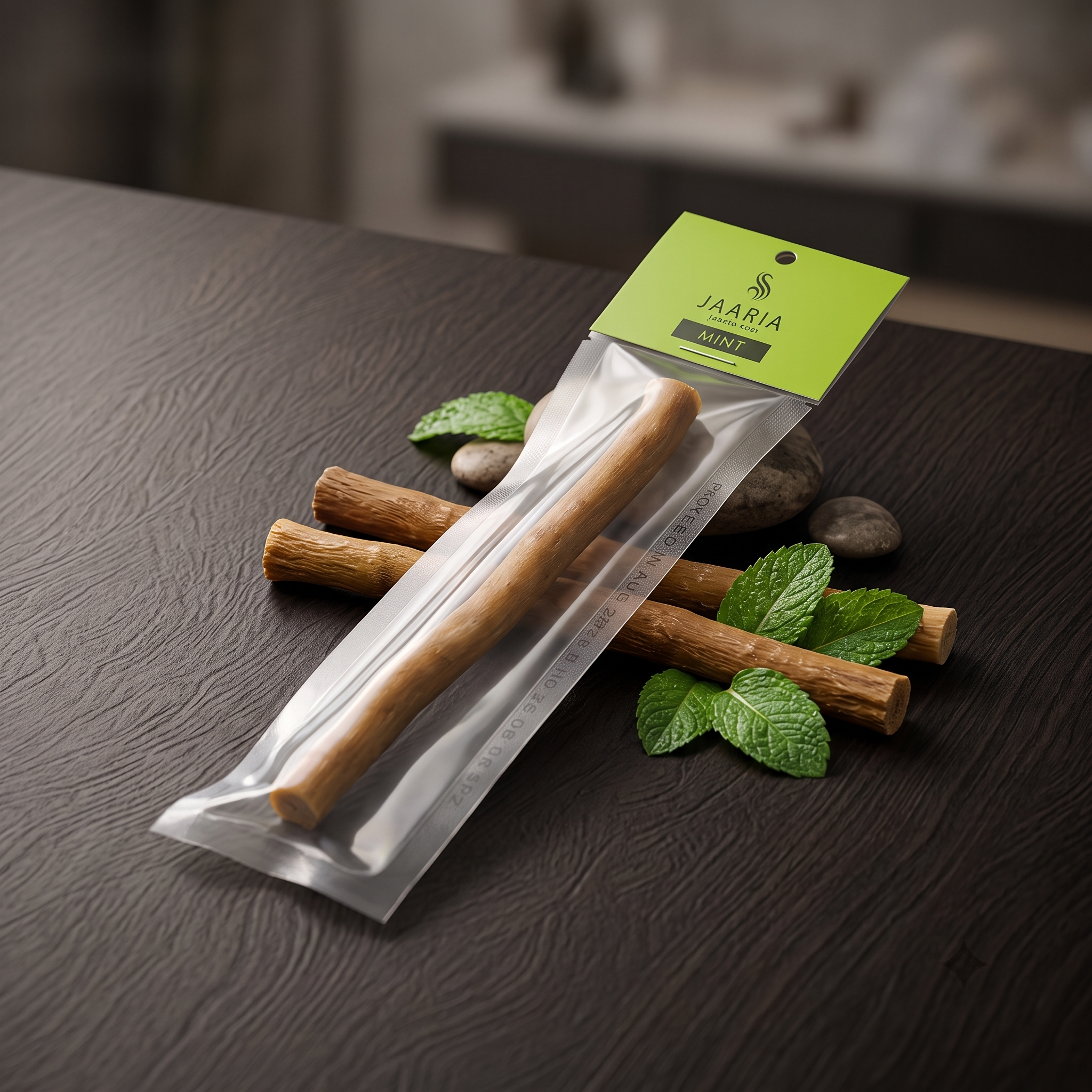 Mint Flavor Peelu Miswak Pack of 10 – Natural Herbal Toothbrush