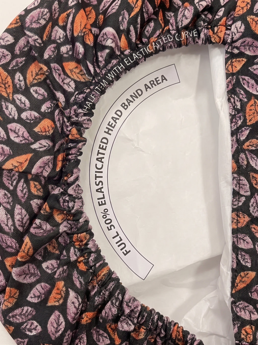 Premium Printed Malai Mix Cotton Prayer Chadar – Elegant Leaf Pattern
