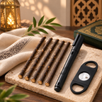 5-Piece Olive Miswak Set with Cutter & Holder