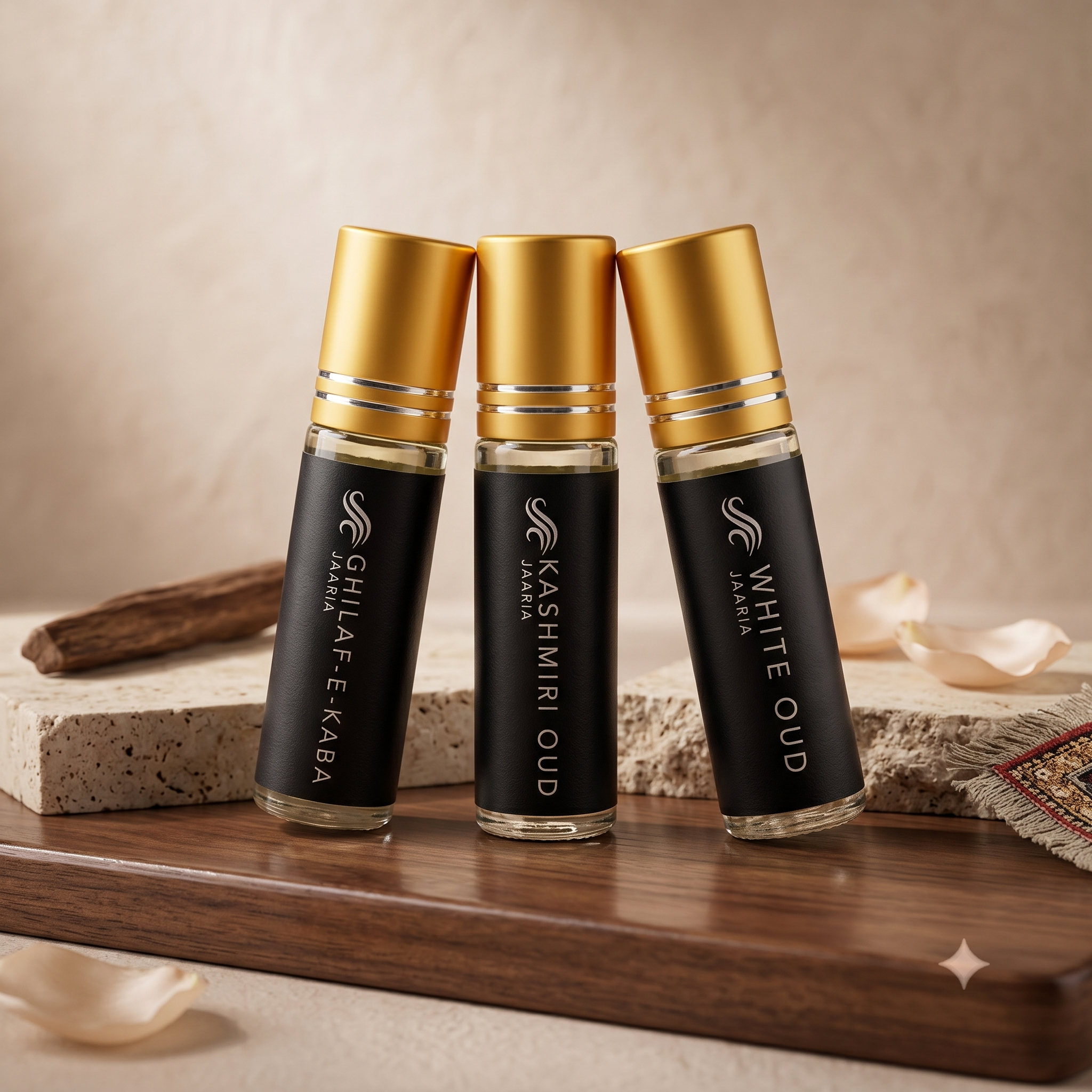 Bundle of 3 Premium Attars | Long Lasting Alcohol-Free Perfume Oils